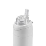 Offroad Recycled Stainless Steel Bottle with Dual Sip Lid - White - Image 4