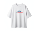 Ford Inspired Oversized T Shirt - White