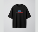 Ford Inspired Oversized T Shirt - Black